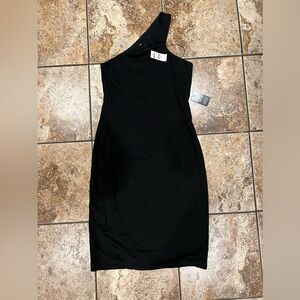 Express black bodycon dress one